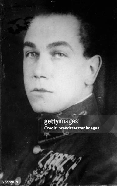 Portrait of Prince Albrecht von Habsburg. Photograph. Around 1934