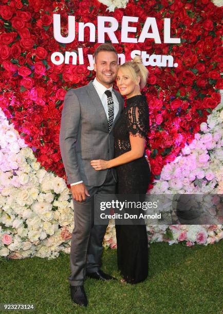 Beau and Kara Ryan attend the UnREAL Australian Premiere Party on February 23, 2018 in Sydney, Australia.
