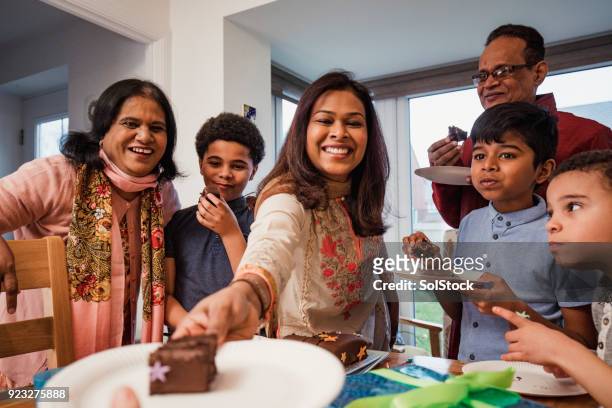 family birthday fun - daily life in bangladesh imagens e fotografias de stock