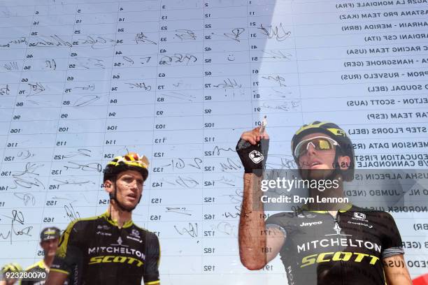 4th Abu Dhabi Tour 2018 / Stage 3 Start / Simon Yates of Great Britain / Siganture Team Mitchelton-Scott of Australia / Abu Dhabi - Abu Dhabi /...