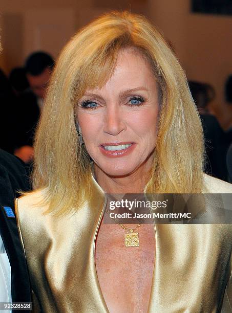 Actress Donna Mills attends the Monte Carlo Television Festival cocktail party held at the Beverly Hills Hotel on October 24, 2009 in Beverly Hills,...