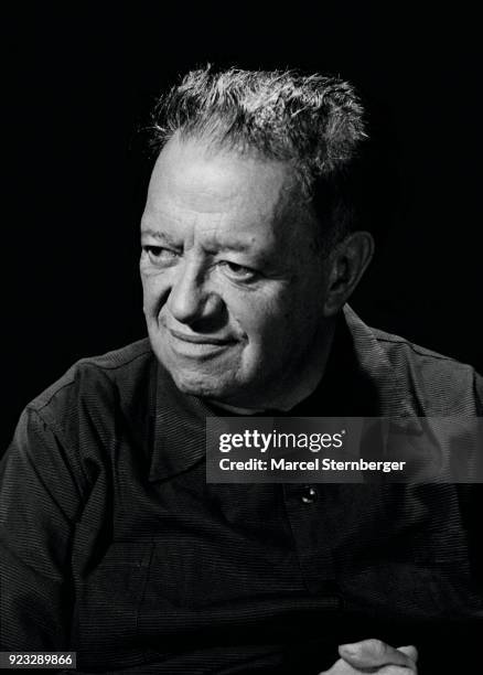 Mexican artist Diego Rivera, Mexico City, 1952. .