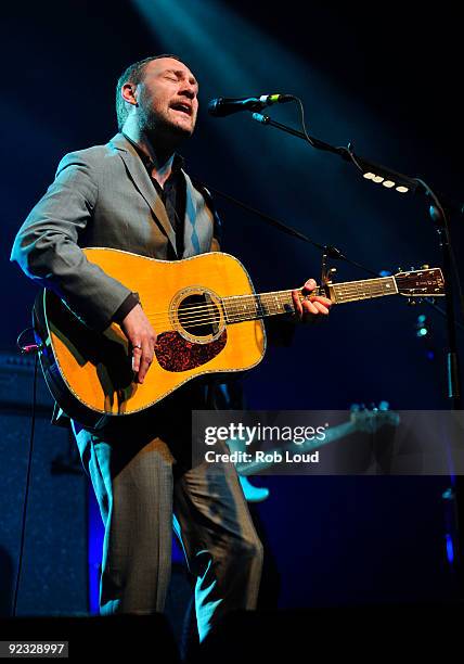 David Gray performs at Madison Square Garden on October 24, 2009 in New York City.