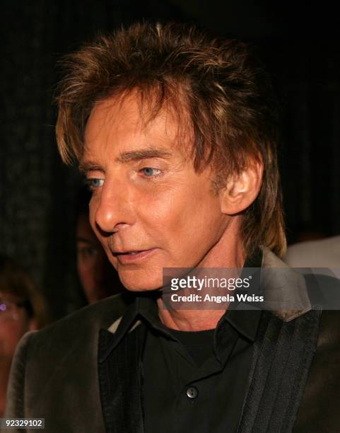 Singer Barry Manilow attends his concert after party at the Hollywood Bowl on October 24, 2009 in Hollywood, California.