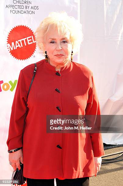 Actress Doris Roberts attends the Children Affected by Aids Foundations 16th Annual Dream Halloween at Barker Hanger on October 24, 2009 in Santa...