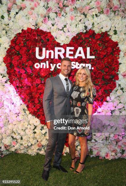 Beau Ryan and Roxy Jacenko attend the UnREAL Australian Premiere Party on February 23, 2018 in Sydney, Australia.