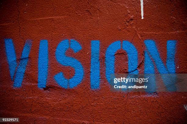vision - stencil font stock pictures, royalty-free photos & images