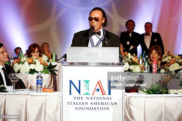 Antonello Venditti at the 34th Annual National Italian American Foundation Awards Gala at the Hilton Washington October 24, 2009 in Washington DC.