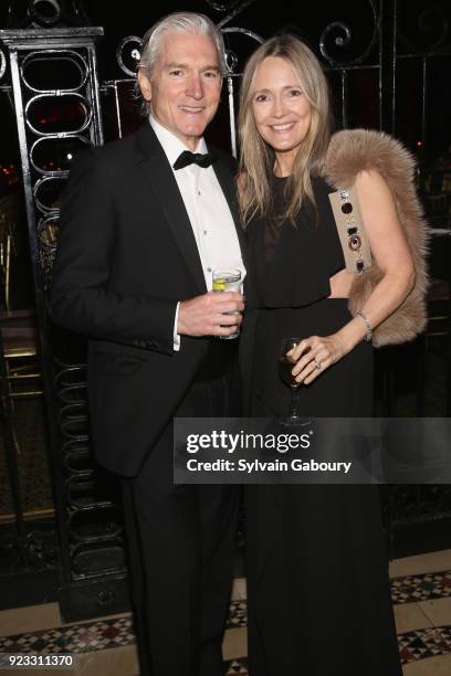 Lyon Polk and Hilary Polk attend Museum of the City of New York Winter Ball on February 22, 2018 in New York City.