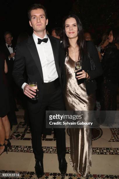 Matthew Gilbertson and Emma Turner attend Museum of the City of New York Winter Ball on February 22, 2018 in New York City.