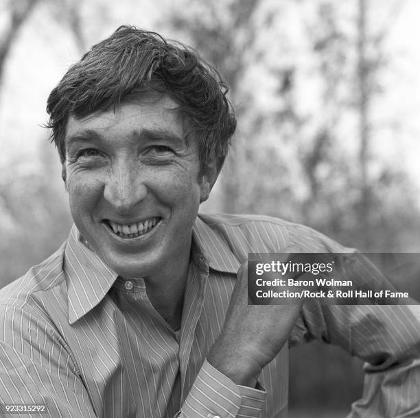 American author John Updike , photographed for Esquire magazine in 1971.