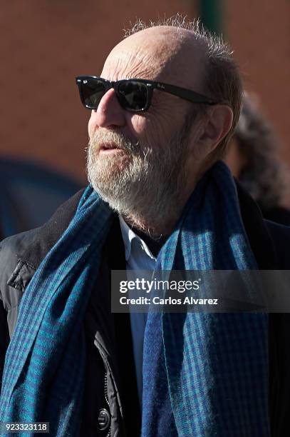 Andres Aberasturi attends the Antonio Fraguas 'Forges' Funeral at La Almudena Cemetery on February 23, 2018 in Madrid, Spain.