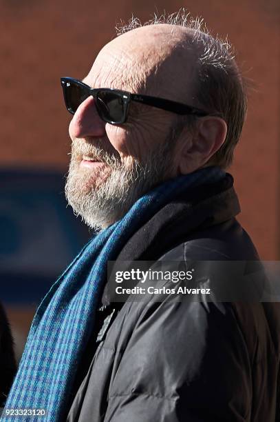 Andres Aberasturi attends the Antonio Fraguas 'Forges' Funeral at La Almudena Cemetery on February 23, 2018 in Madrid, Spain.