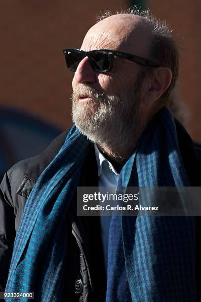 Andres Aberasturi attends the Antonio Fraguas 'Forges' Funeral at La Almudena Cemetery on February 23, 2018 in Madrid, Spain.