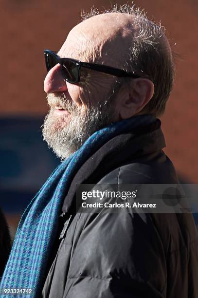 Andres Aberasturi attends the Antonio Fraguas 'Forges' Funeral at La Almudena Cemetery on February 23, 2018 in Madrid, Spain.