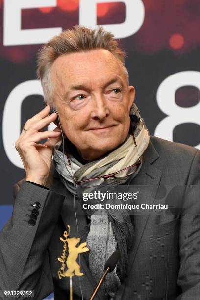 Waldemar Pokromski is seen at the 'Mug' press conference during the 68th Berlinale International Film Festival Berlin at Grand Hyatt Hotel on...