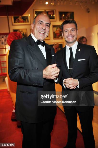 Muhtar Kent,Chairman and CEO of The Coca-Cola Company and Ryan Seacrest of American Idol attend a toast to the Atlanta Ronald McDonald House...