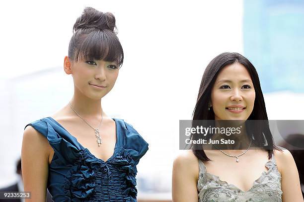 Model Anne and actress Yoshino Kimura attend the 22nd Tokyo International Film Festival Closing Ceremony at Roppongi Hills on October 25, 2009 in...