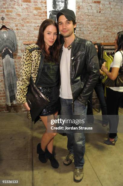 Lynn Collins and Steven Strait attends Todd DiCiurcio: Heartstrings Hosted By Ed Westwick At Confederacy And Sponsored By Rag&Bone at Confederacy on...