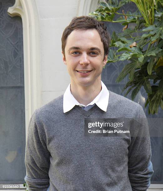 Actor jim Parsons participates in a reading of 'The Laramie Project: 10 Years Later' at Hollywood United Methodist Church on October 25, 2009 in...