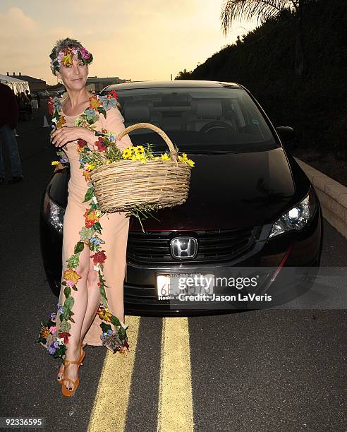 Actress Jamie Lee Curtis attends the 16th annual Dream Halloween at Barkar Hangar on October 24, 2009 in Santa Monica, California.