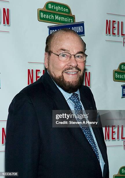 Television personality James Lipton attends the opening night of "Brighton Beach Memoirs" on Broadway at the Nederlander Theatre on October 25, 2009...