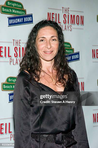 Actress Mandy Ingber attends the opening night of "Brighton Beach Memoirs" on Broadway at the Nederlander Theatre on October 25, 2009 in New York...