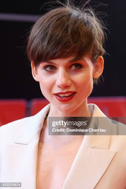 Malgorzata Gorol attends the 'Mug' premiere during the 68th Berlinale International Film Festival Berlin at Berlinale Palast on February 23, 2018 in...