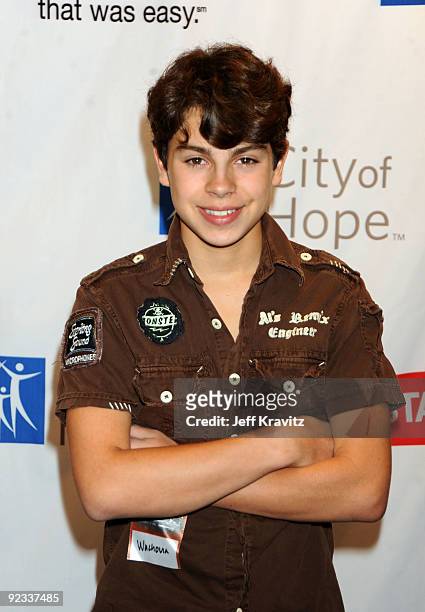 Actor Jake T. Austin attends City of Hope's 2nd Annual Concert For Hope at Nokia Theatre L.A. Live on October 25, 2009 in Los Angeles, California.