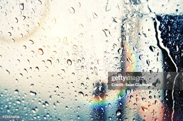 rain water on glass - wetter stock-fotos und bilder