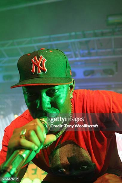 Dizzee Rascal performs live at O2 Academy on October 25, 2009 in Sheffield, England.
