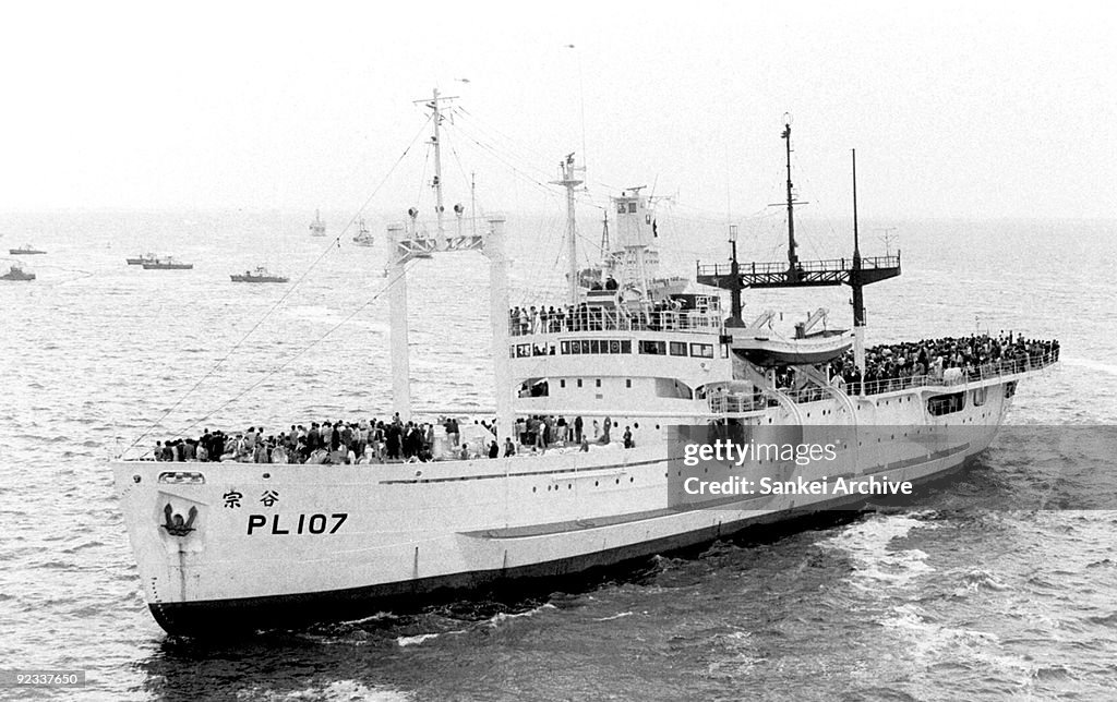 La prima nave di osservazione del Polo Sud del Giappone Soya crociere