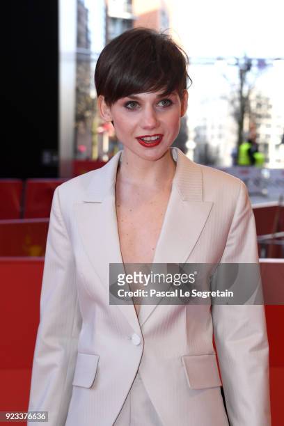 Malgorzata Gorol attends the 'Mug' premiere during the 68th Berlinale International Film Festival Berlin at Berlinale Palast on February 23, 2018 in...