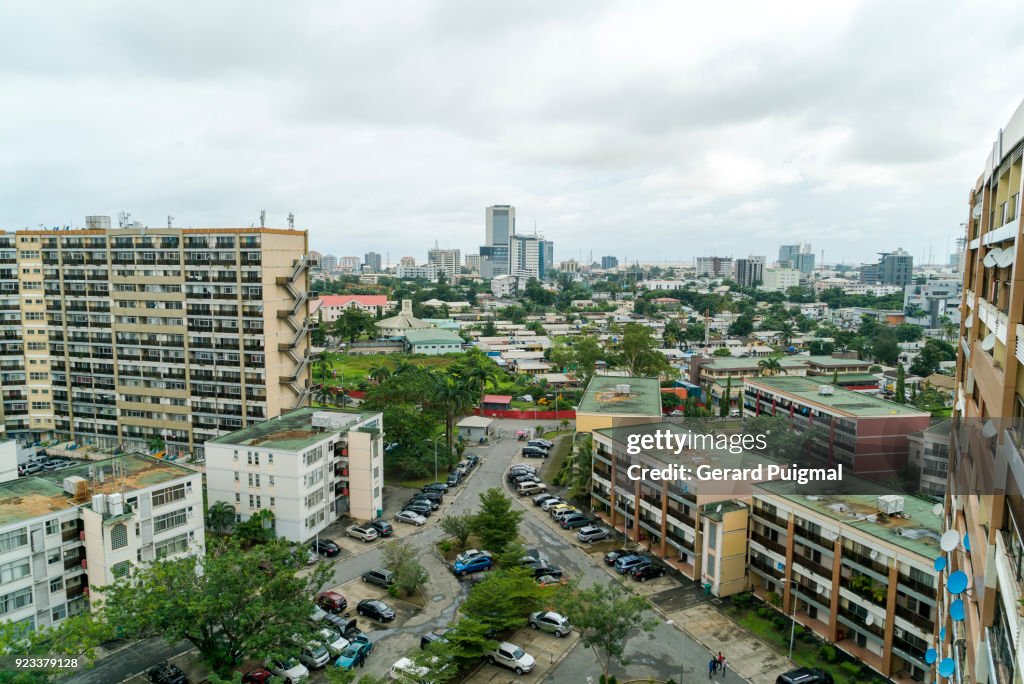 View from the 1004 Apartment Flats in Lagos (Nigeria)