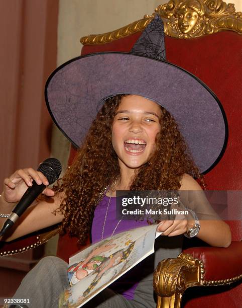 Actress Madison Pettis attends Camp Ronald McDonald For Good Times 17th Annual Halloween Carnival at Universal Studios Hollywood on October 25, 2009...