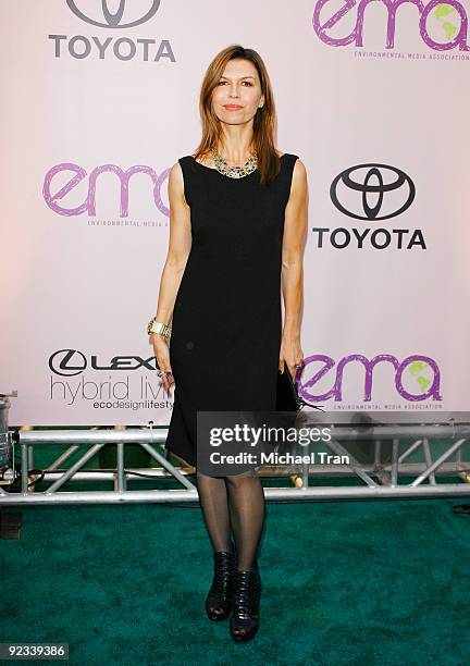 Finola Hughes arrives to the 20th Anniversary - 2009 EMA Awards held on the backlot at Paramount Studios on October 25, 2009 in Los Angeles,...