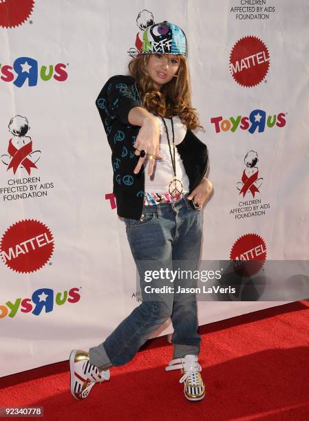 Actress Debby Ryan attends the 16th annual Dream Halloween at Barkar Hangar on October 24, 2009 in Santa Monica, California.