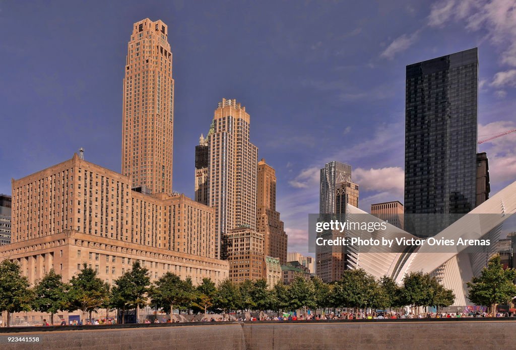 One World Trade Centre Transportation Hub by Santiago Calatrava in Manhattan, New York, USA