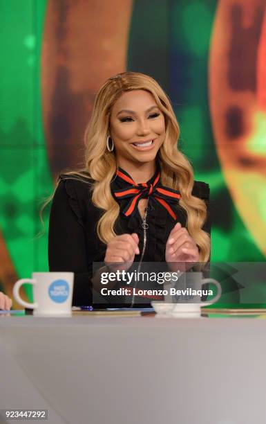 Tamar Braxton is the guest co-host and Congressman Joe Kennedy is the guest today, Friday, 2/23/18 on Walt Disney Television via Getty Images's "The...