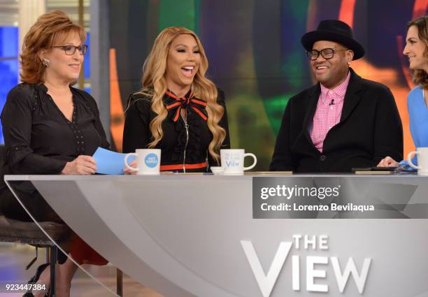 Tamar Braxton is the guest co-host and Congressman Joe Kennedy is the guest today, Friday, 2/23/18 on Walt Disney Television via Getty Images's "The...