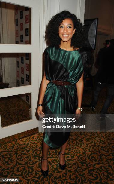 Corinne Bailey Rae arrives at The Q Awards 2009, at the Grosvenor House on October 26, 2009 in London, England.