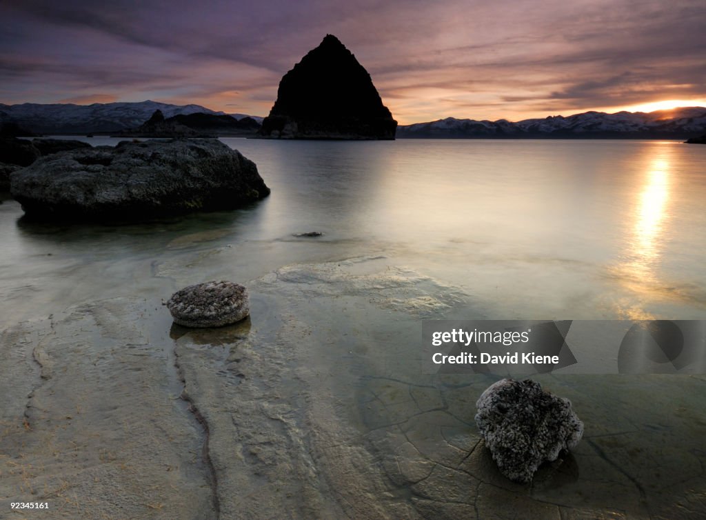 Pyramid Island and Pyramid Lake