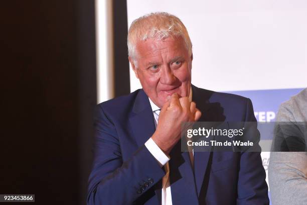 73rd Omloop Het Nieuwsblad 2018 Quick-Step Floors / Press Conference Patrick Lefevere of Belgium QS CEO Manager / QS Press Conference /