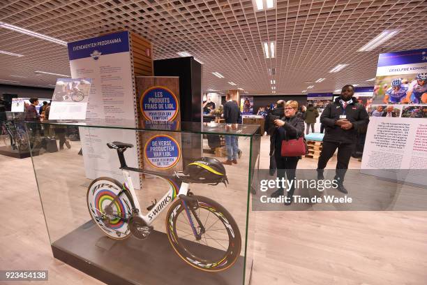 73rd Omloop Het Nieuwsblad 2018 Quick-Step Floors / Press Conference Illustration / Specialized Time Trial Bike / Team Quick-Step Floors Concept...