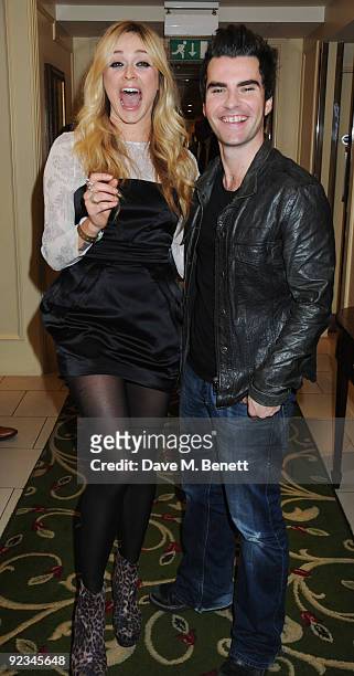 Fearne Cotton and Kelly Jones attend The Q Awards, at the Grosvenor House on October 26, 2009 in London, England.