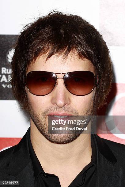 James Blunt arrives at the Q Awards 2009, at the Grosvenor House on October 26, 2009 in London, England.