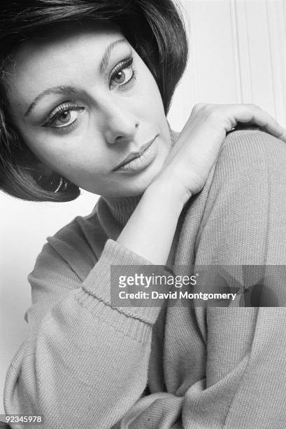 Italian actress Sophia Loren wearing a polo neck jumper, 28th February 1966.