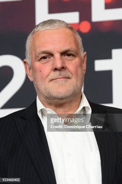 Bruno Wagner attends the 'The Interpreter' press conference during the 68th Berlinale International Film Festival Berlin at Grand Hyatt Hotel on...