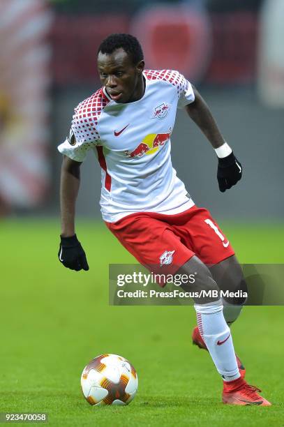 Bruma of RB Leipzig during UEFA Europa League Round of 32 match between RB Leipzig and Napoli at the Red Bull Arena on February 22, 2018 in Leipzig,...