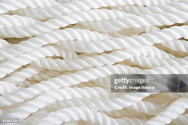 white rope - white rope stock pictures, royalty-free photos & images